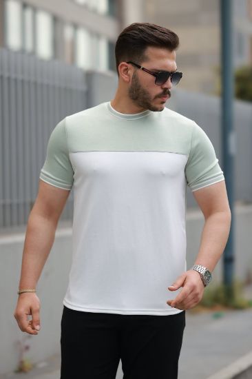 Erkek Parçalı Renk Kısa Kollu Tişört resmi